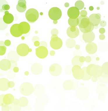 Kabarcıklar benzersiz yeşil parlak vektör arka plan