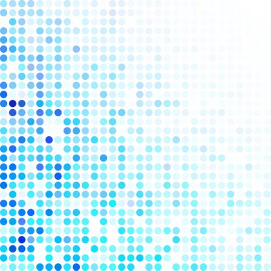 Mavi rastgele noktalar arka plan, yaratıcı tasarım şablonları