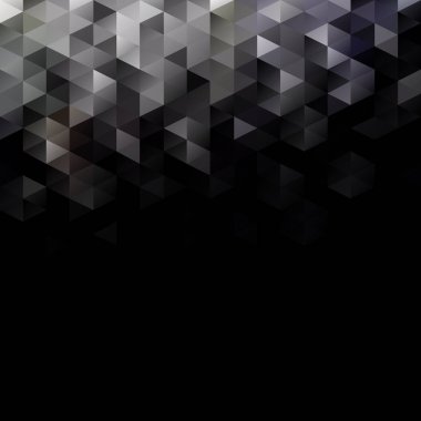 Siyah kılavuz Mozaik arka plan, yaratıcı tasarım şablonları