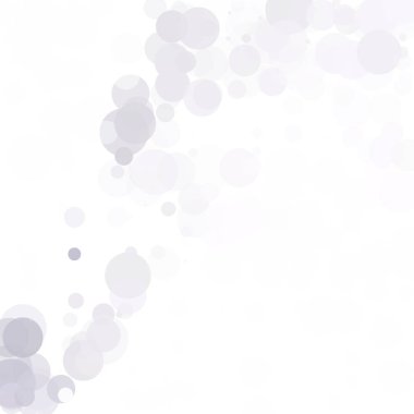 Kabarcıklar daire noktalar benzersiz gri beyaz parlak vektör arka plan