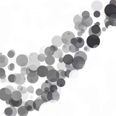 Kabarcıklar benzersiz siyah parlak vektör arka plan