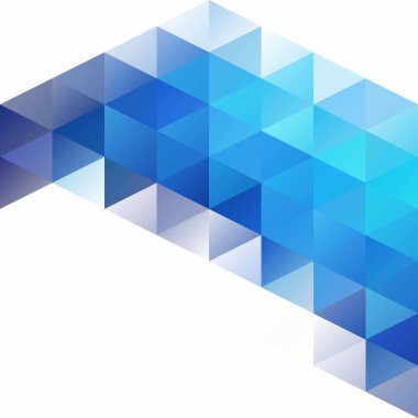 Mavi Izgara Mozaik Arkaplan, Yaratıcı Tasarım Şablonları