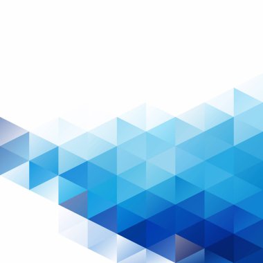 Mavi Izgara Mozaik Arkaplan, Yaratıcı Tasarım Şablonları