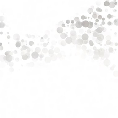 Kabarcıklar daire noktalar benzersiz gri beyaz parlak vektör arka plan