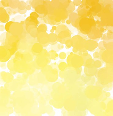 Kabarcıklar benzersiz sarı parlak vektör arka plan