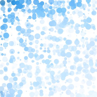 Baloncuklar Çemberi Noktaları Eşsiz Mavi Parlak Vektör Arkaplanı