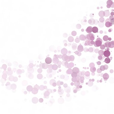 Kabarcıklar daire noktalar benzersiz mor parlak vektör arka plan