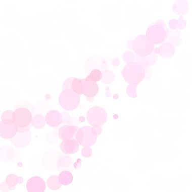 Kabarcıklar benzersiz pembe parlak vektör arka plan