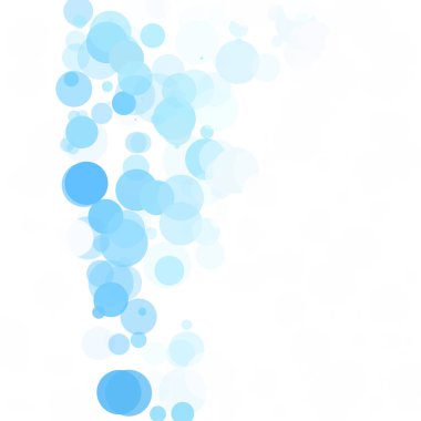 Kabarcıklar benzersiz mavi parlak vektör arka plan