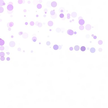 Kabarcıklar daire noktalar benzersiz mor parlak vektör arka plan