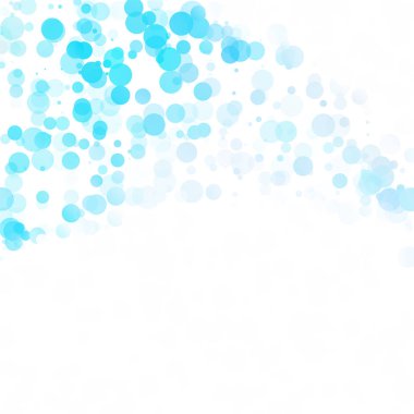 Baloncuklar Çemberi Noktaları Eşsiz Mavi Parlak Vektör Arkaplanı