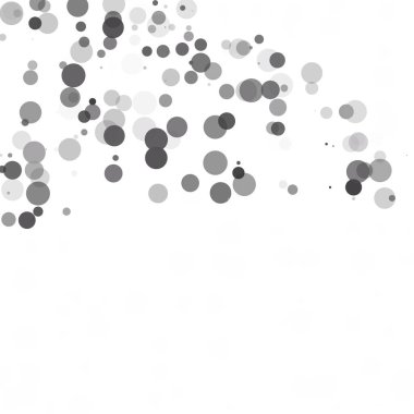 Kabarcıklar daire noktalar benzersiz siyah parlak vektör arka plan