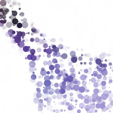 Kabarcıklar daire noktalar benzersiz mor parlak vektör arka plan