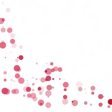 Kabarcıklar daire noktalar benzersiz kırmızı parlak vektör arka plan