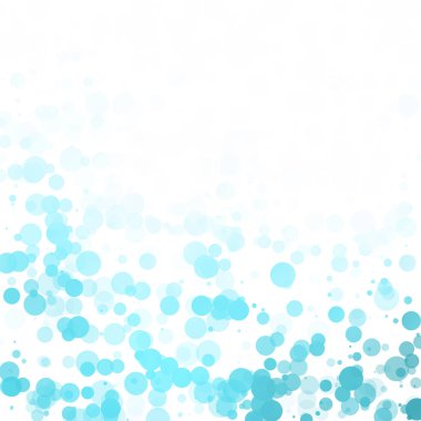 Baloncuklar Çemberi Noktaları Eşsiz Mavi Parlak Vektör Arkaplanı