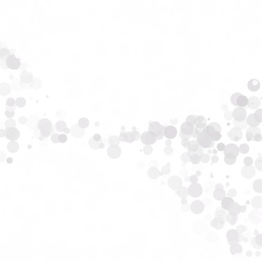 Kabarcıklar daire noktalar benzersiz gri beyaz parlak vektör arka plan