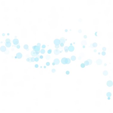 Baloncuklar Çemberi Noktaları Eşsiz Mavi Parlak Vektör Arkaplanı