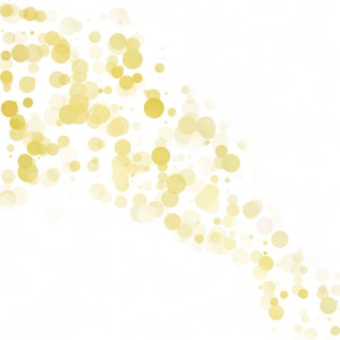 Kabarcıklar daire noktalar benzersiz sarı parlak vektör arka plan