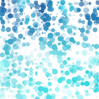 Baloncuklar Çemberi Noktaları Eşsiz Mavi Parlak Vektör Arkaplanı