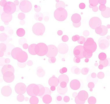 Kabarcıklar benzersiz pembe parlak vektör arka plan