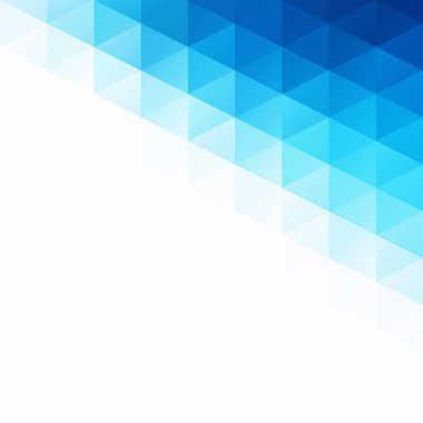 Mavi Izgara Mozaik Arkaplan, Yaratıcı Tasarım Şablonları