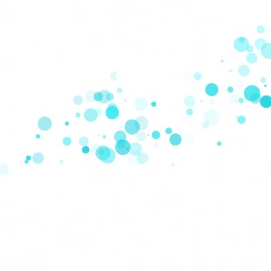 Baloncuklar Çemberi Noktaları Eşsiz Mavi Parlak Vektör Arkaplanı