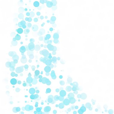 Baloncuklar Çemberi Noktaları Eşsiz Mavi Parlak Vektör Arkaplanı