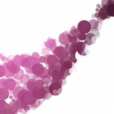 Kabarcıklar benzersiz mor parlak vektör arka plan