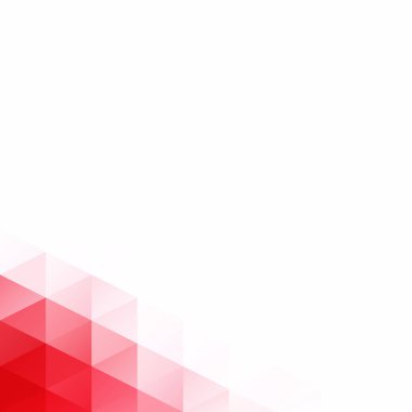 Kırmızı kılavuz Mozaik arka plan, yaratıcı tasarım şablonları