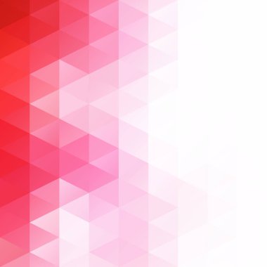 Kırmızı kılavuz Mozaik arka plan, yaratıcı tasarım şablonları