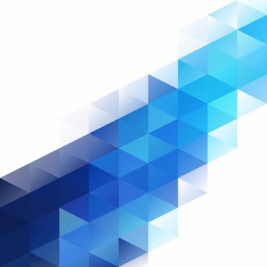 Mavi Izgara Mozaik Arkaplan, Yaratıcı Tasarım Şablonları