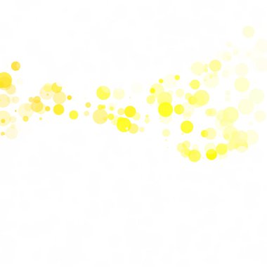 Kabarcıklar daire noktalar benzersiz sarı parlak vektör arka plan