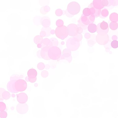 Kabarcıklar benzersiz pembe parlak vektör arka plan