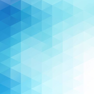 Mavi Izgara Mozaik Arkaplan, Yaratıcı Tasarım Şablonları