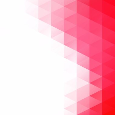 Kırmızı kılavuz Mozaik arka plan, yaratıcı tasarım şablonları