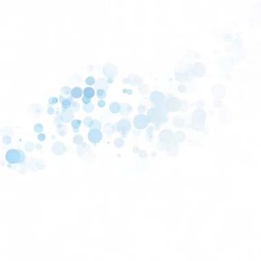 Baloncuklar Çemberi Noktaları Eşsiz Mavi Parlak Vektör Arkaplanı