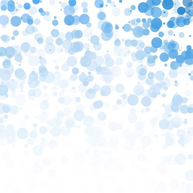 Baloncuklar Çemberi Noktaları Eşsiz Mavi Parlak Vektör Arkaplanı