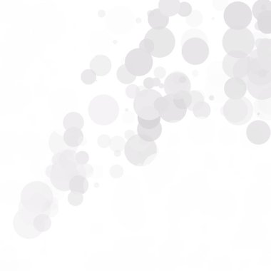 Kabarcıklar benzersiz gri beyaz parlak vektör arka plan