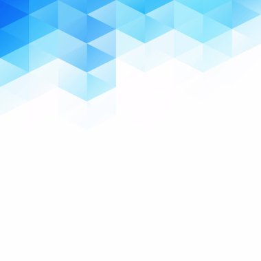 Mavi Izgara Mozaik Arkaplan, Yaratıcı Tasarım Şablonları