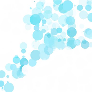 Kabarcıklar benzersiz mavi parlak vektör arka plan