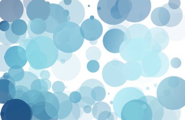 Kabarcıklar benzersiz mavi parlak vektör arka plan