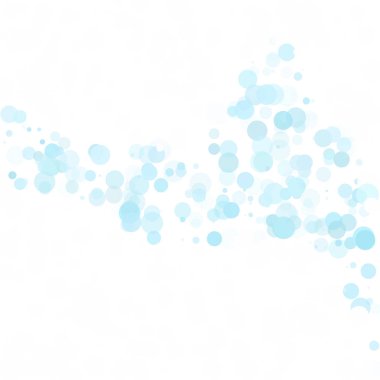 Baloncuklar Çemberi Noktaları Eşsiz Mavi Parlak Vektör Arkaplanı