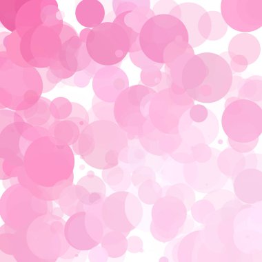 Kabarcıklar benzersiz pembe parlak vektör arka plan