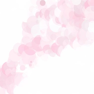 Kabarcıklar daire noktalar benzersiz pembe parlak vektör arka plan