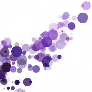 Kabarcıklar benzersiz mor parlak vektör arka plan