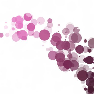 Kabarcıklar benzersiz mor parlak vektör arka plan