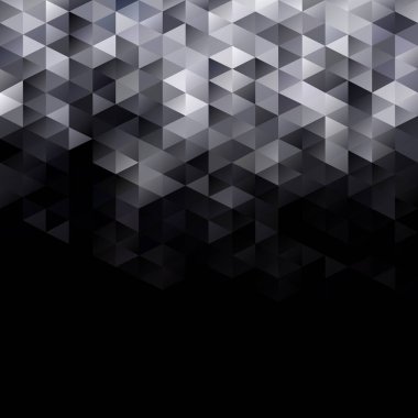 Siyah kılavuz Mozaik arka plan, yaratıcı tasarım şablonları