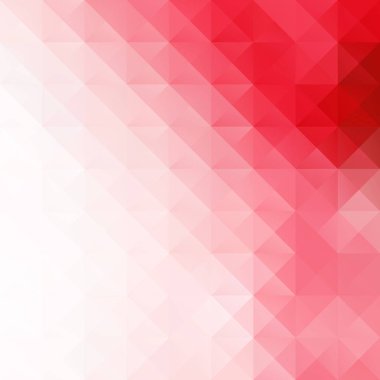 Kırmızı kılavuz Mozaik arka plan, yaratıcı tasarım şablonları