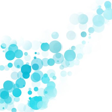 Kabarcıklar benzersiz mavi parlak vektör arka plan