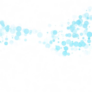 Baloncuklar Çemberi Noktaları Eşsiz Mavi Parlak Vektör Arkaplanı